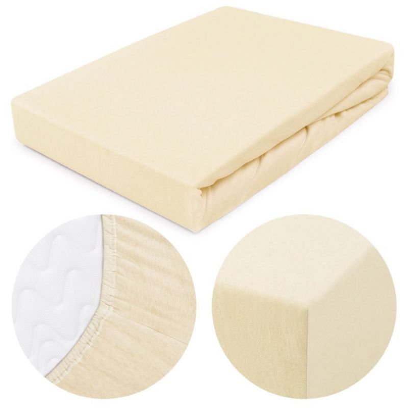 Prześcieradło jersey z gumką Darymex 180x200 kolor Krem 1 szt.