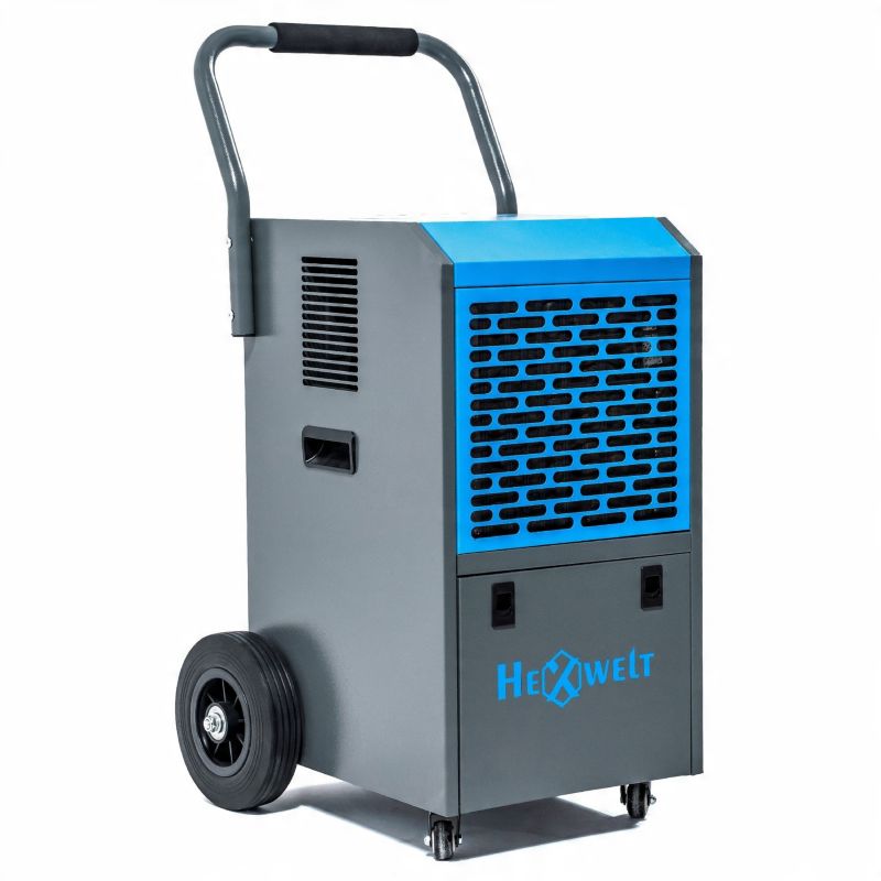 Osuszacz powietrza przemysłowy Hexwelt 50L/24H zbiornik 5.5L pochłaniacz wilgoci 1szt.