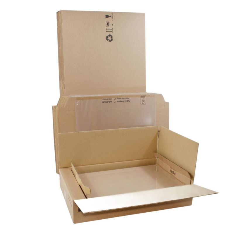 Pakiet kartonów Neopak Fix Box Laptop 17" 515x350x100mm, 50 szt.