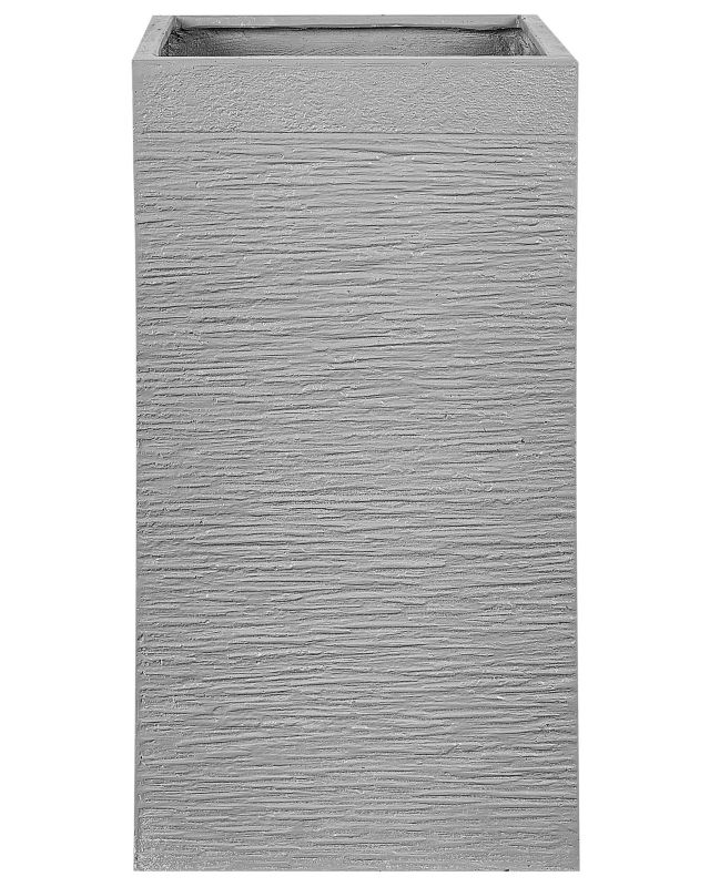 Doniczka 40 x 40 x 77 cm szara Dion 1 szt.