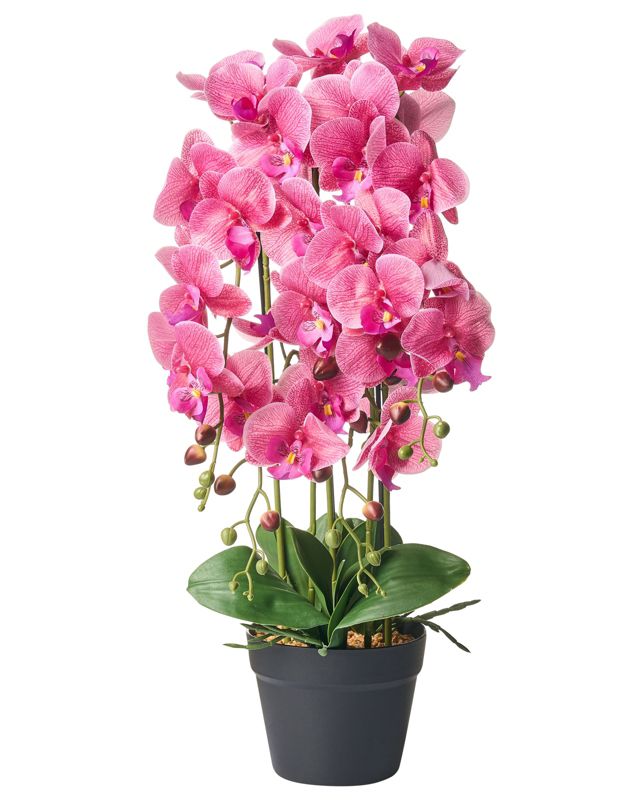 Sztuczna roślina Orchid 65 cm Różowy 1 szt.