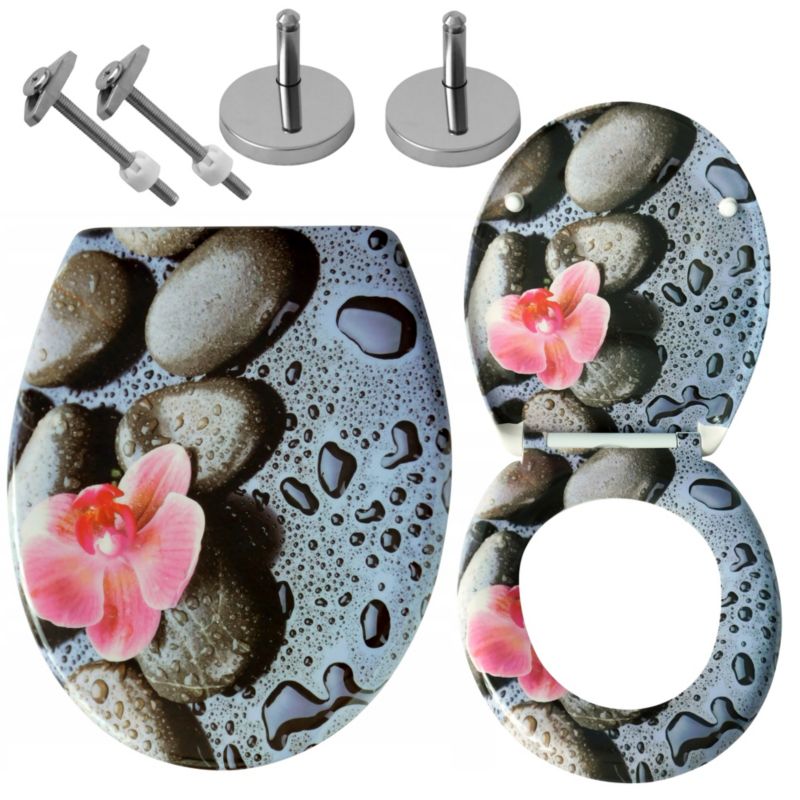 Deska sedesowa Estiva Dec 6 wolnoopadająca duroplastowa wzór 1 szt.