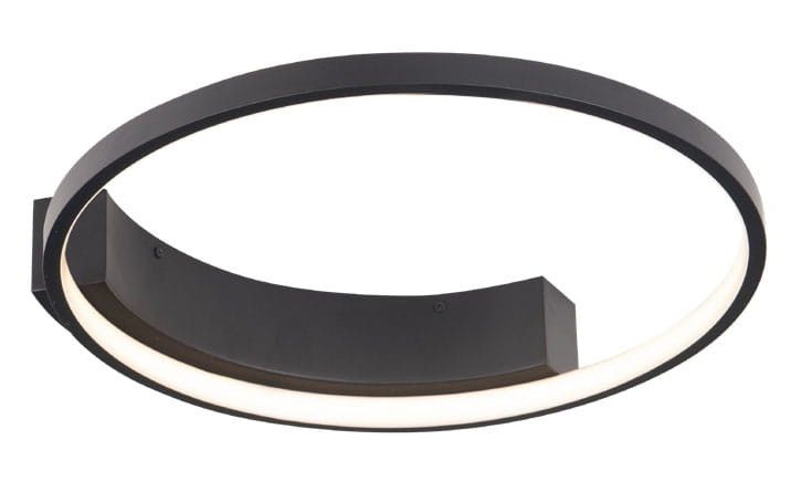 Lampa sufitowa wisząca Maxlight Velvet 7436 czarna ring wbudowany LED 25W 1 szt.