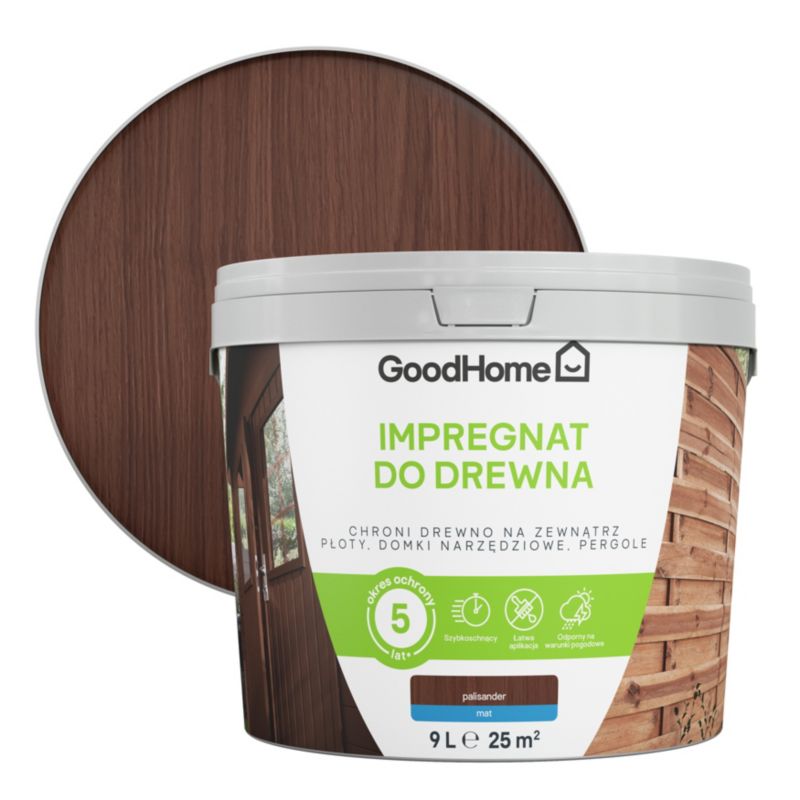 Impregnat do drewna GoodHome palisander 10 l