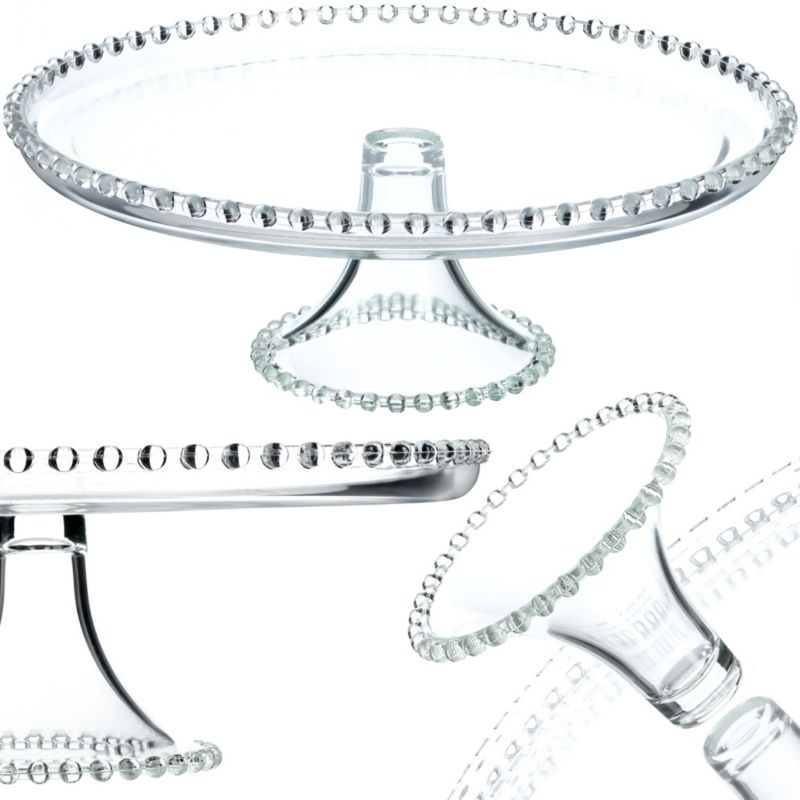 Patera Na Ciasto KADAX Na Nodze Szklana 32cm 1szt.