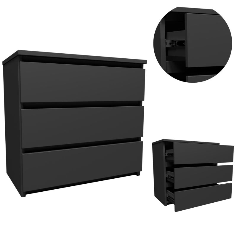 Szafka Matkam nocna CL360GRA komoda grafit 1 szt.