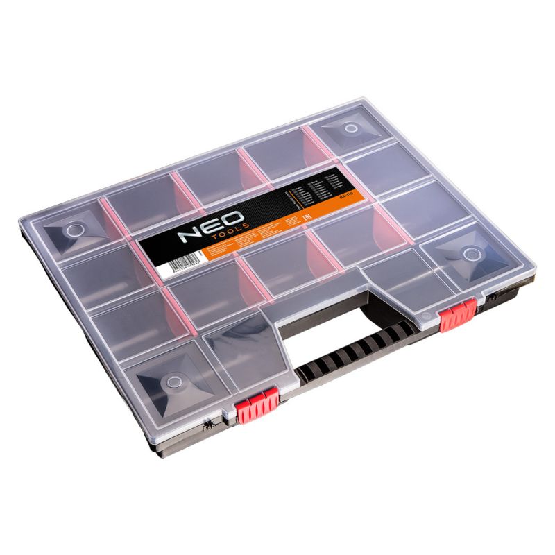Organizer NEO TOOLS 490 x 390 x 65 mm z regulowanymi przegrodami 1 szt