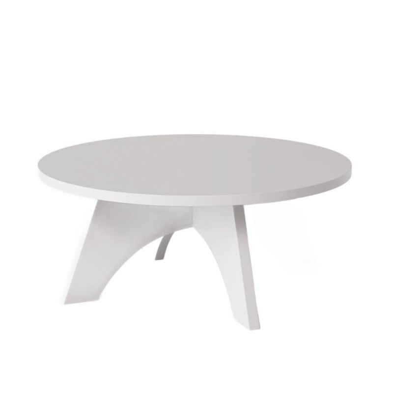 Stolik kawowy KOLM okrągły fi 90 cm YUKO Szary 1szt.