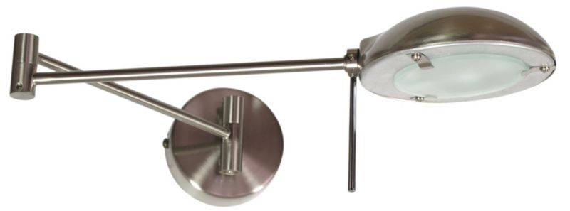 Kinkiet ścienny Candellux Largo srebrny 1 x G9 x 28W IP20 wym: 8 x 53 x 10 cm - 1 szt.