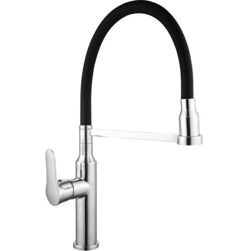 Bateria kuchenna Mexen Edna czarny/chrom 1 szt.