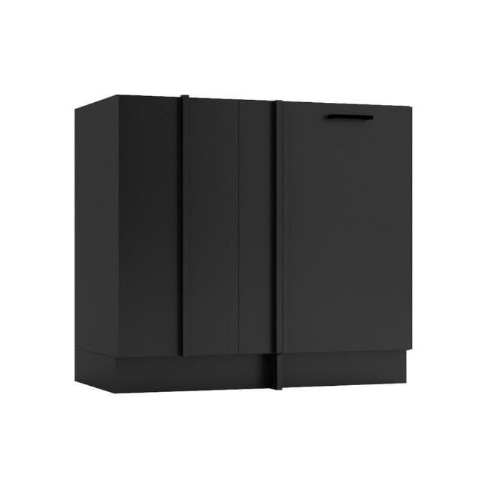 Szafka kuchenna narożna Stolkar ANIKA DNP90 P/L grafitowa 1 szt