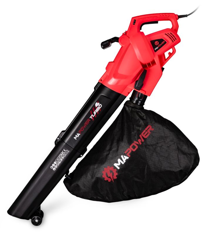 Dmuchawa odkurzacz do liści MAPOWER z rozdrabniaczem elektryczna MAPOWER 3w1 3000W 1 szt.