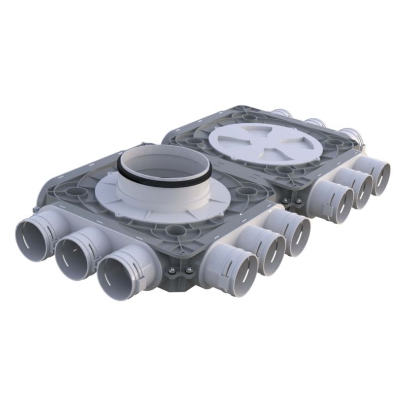 Rozdzielacz 12 króćcowy Vents DN 75 12 x 75/160 mm