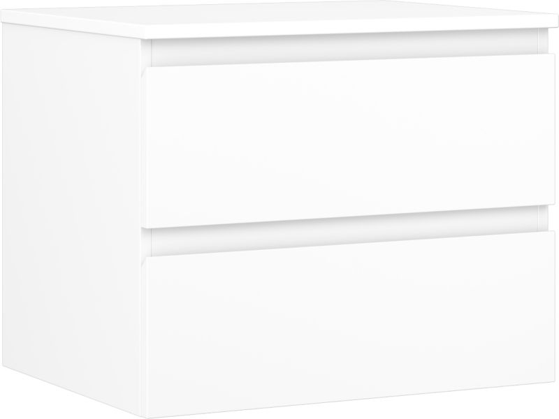 Szafka podumywalkowa Mexen Orio biała mat 60x47 cm 2 szuflady 1 szt.