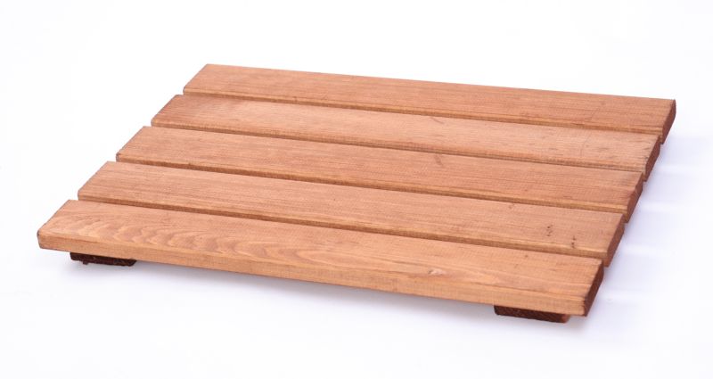 Pokrywa do skrzynki na owoce i warzywa MODO24 ażurowa szerokość 37 cm impregnat brązowy 1 szt