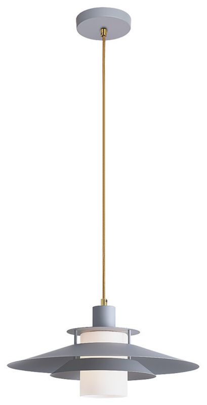 Lampa wisząca Rabalux Cameron 3136 popielato-biała nad stół 1xE27 x 1 szt.