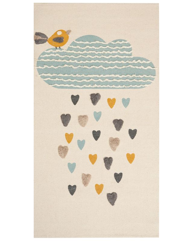 Dywan dziecięcy bawełniany 80 x 150 cm wielokolorowy Blang 1 szt.