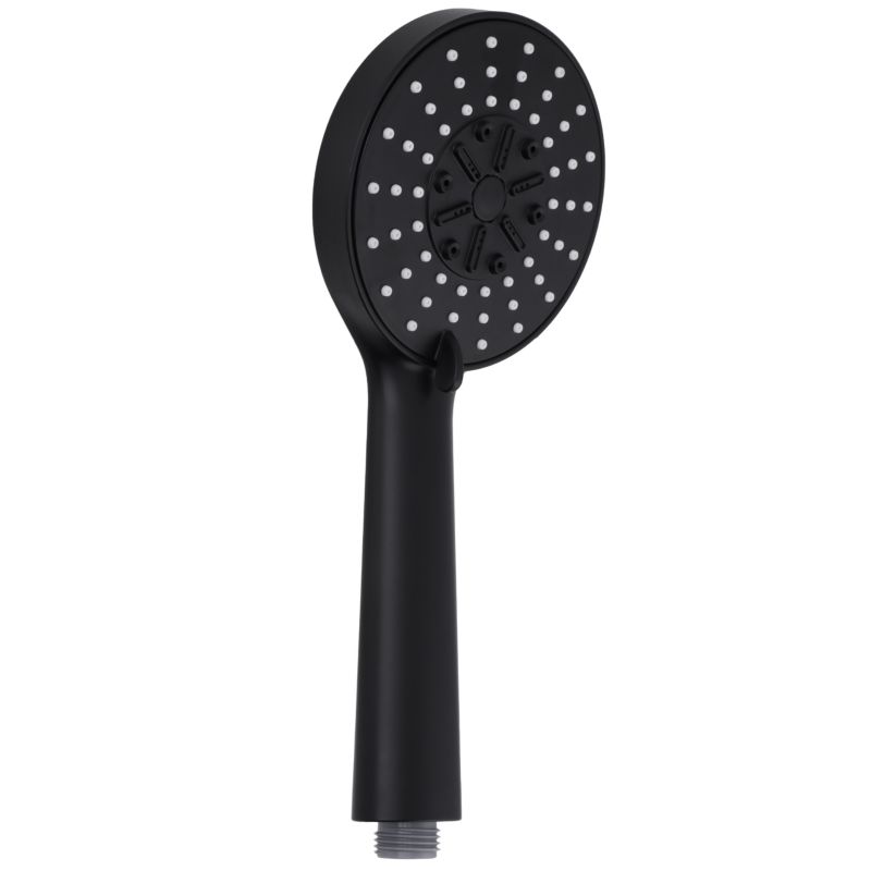Słuchawka prysznicowa SAMBA Yoka Home czarna 5 funkcyjna uniwersalna natryskowa - 1 szt.