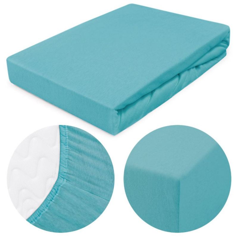 Prześcieradło jersey z gumką Darymex 180x200 kolor Turkus 1 szt.