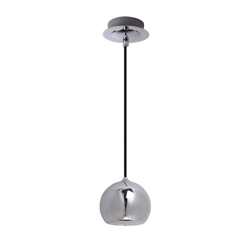 Lampa sufitowa wisząca Italux James 2978 chromowana industrialna 1xGU10 x 50W 1 szt.