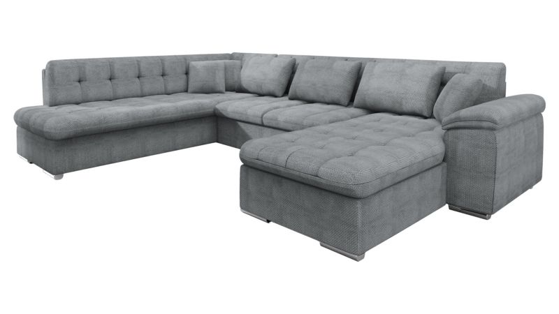 Narożnik z funkcją spania MIRJAN 24 Niko Bis prawy stalowy szary 1 szt.