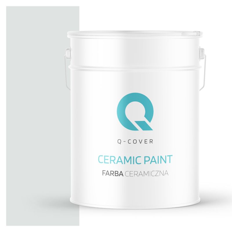 Farba Ceramiczna Do Ścian i Sufitów Q-Cover Biel złamana w khaki H1675 Głęboki Mat 10L