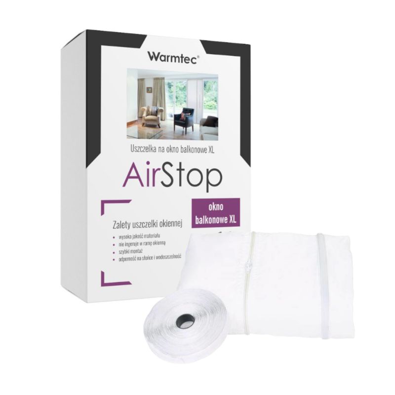Uszczelka okienna do klimatyzatora przenośnego Warmtec AirStop XL okno balkonowe 1szt.