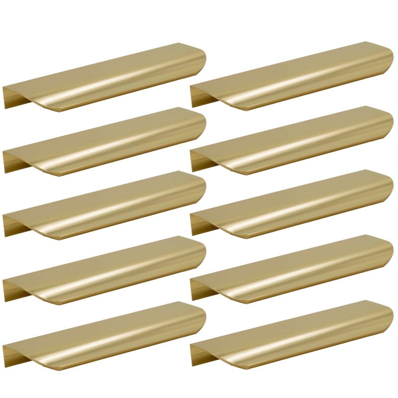 Uchwyt meblowy B&B krawędziowy 130 mm złoty 10 szt