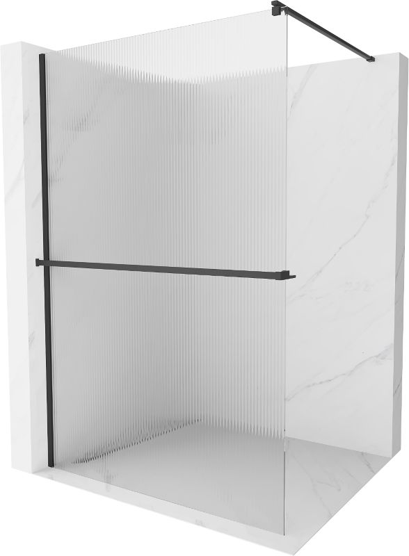 Ścianka prysznicowa Walk-in Mexen Kioto+ czarna 90x200 800-090-121-70-09 1 szt.