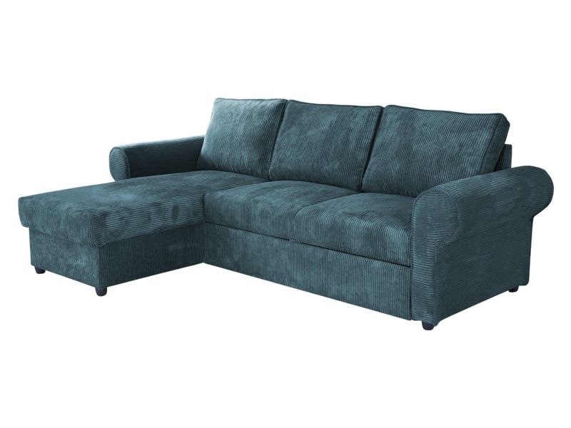 Narożnik z funkcją spania MIRJAN 24 Monaco Sztruks ciemny turkus 1 szt.