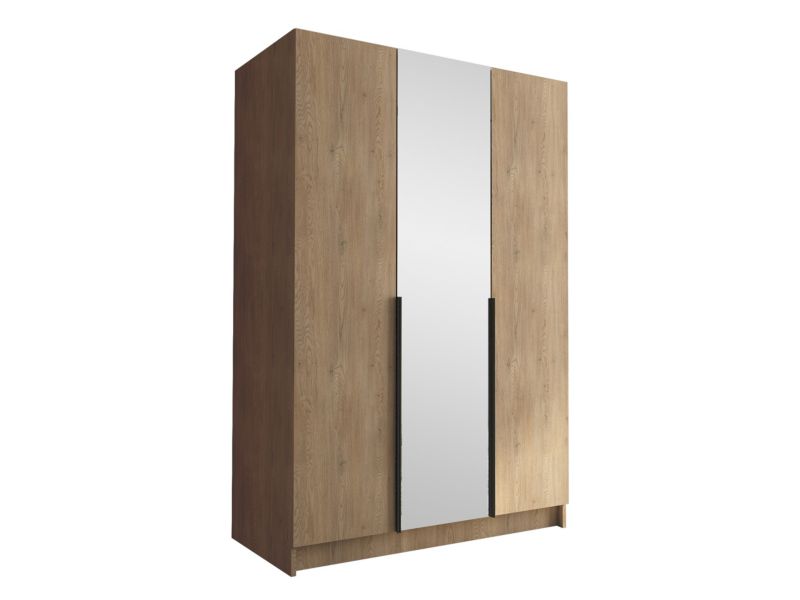 Szafa MIRJAN 24 z lustrem Calia II dąb cremona/czarny 1 szt.