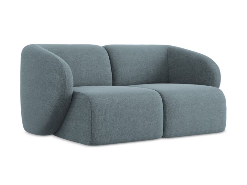 Modułowa sofa 2-osobowa LaMiaSofa CERVO z tkaniny bouclé 174x94 cm jeans 1 szt.