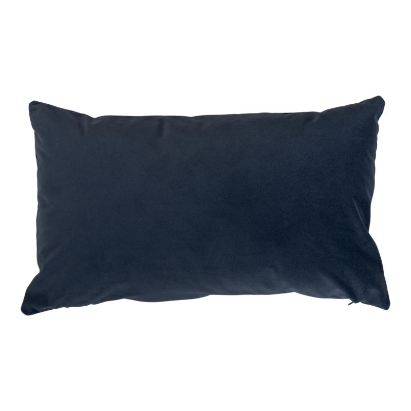 Poszewka GoodHome Valgreta 30 x 50 cm aksamit niebieska