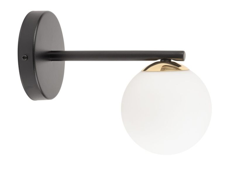 Kinkiet ścienny Sigma Lighting Piano czarno-biały-mosiądz styl minimalistyczny 1 x G9 x IP20 wym: 21 x 12 x 24 cm - 1 szt.