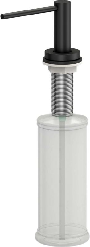 Dozownik do płynu Quadron Judy 500ml czarny montaż blatowy pure carbon 1 szt.