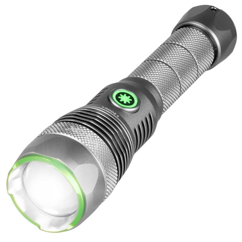 Latarka taktyczna Vayox VA0364 akumulatorowa ZOOM wodoodporna IPX7 3000lm 1 szt.