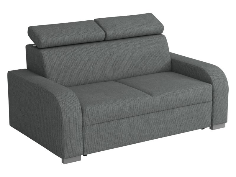 Kanapa MIRJAN 24 do salonu Oslo 2 ciemnoszary welur 1 szt.