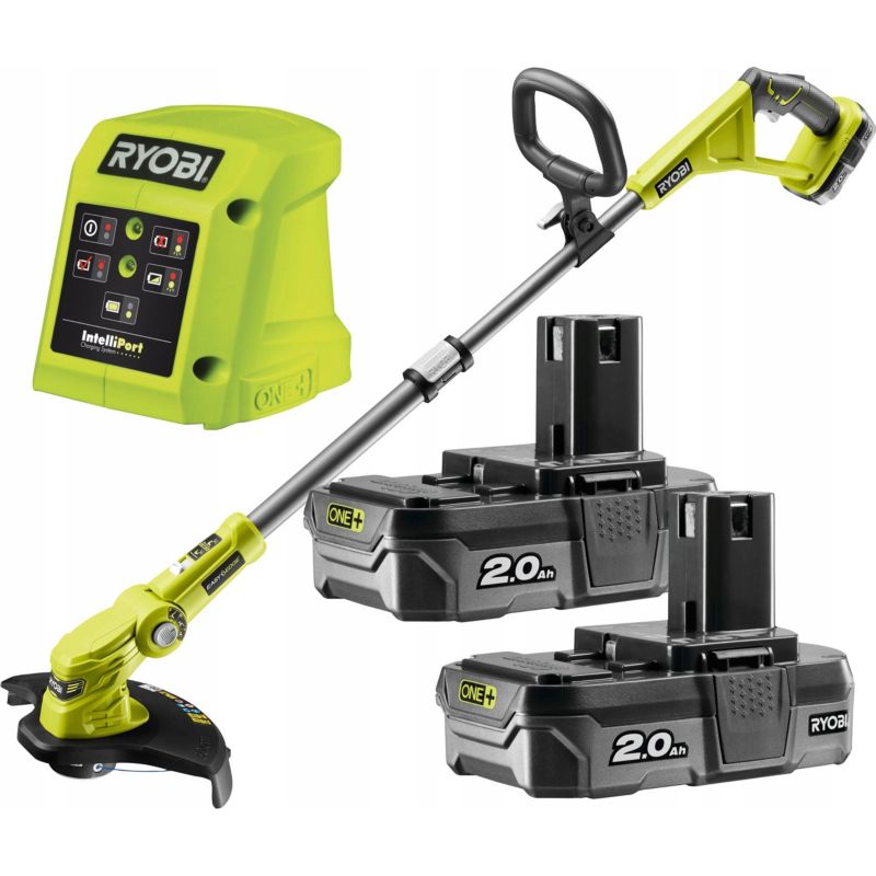 RYOBI PODKASZARKA AKUMULATOROWA 2x2,0Ah KOSA RLT183222S