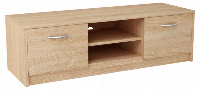 Szafka rtv Matkam stolik 120 cm 2DC Rob dąb sonoma 1 szt.