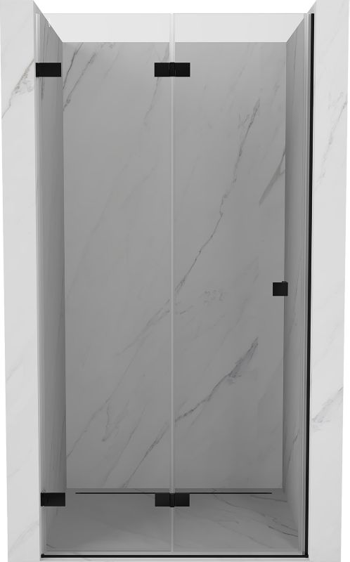 Drzwi prysznicowe składane Mexen Lunar-F czarne 65x200 cm 1 szt.