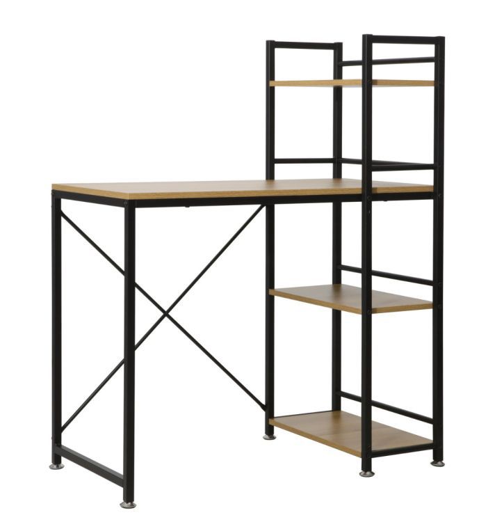 Biurko Signal B-036 dąb/czarne 1 szt