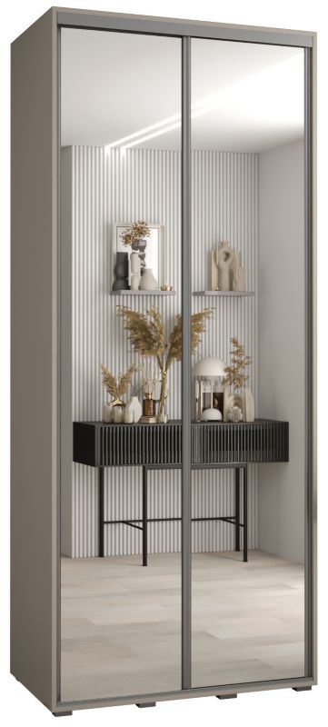 Szafa przesuwna Abiks 45 wysoka Dakota 2 110 kaszmir+kaszmir+srebr 1 szt