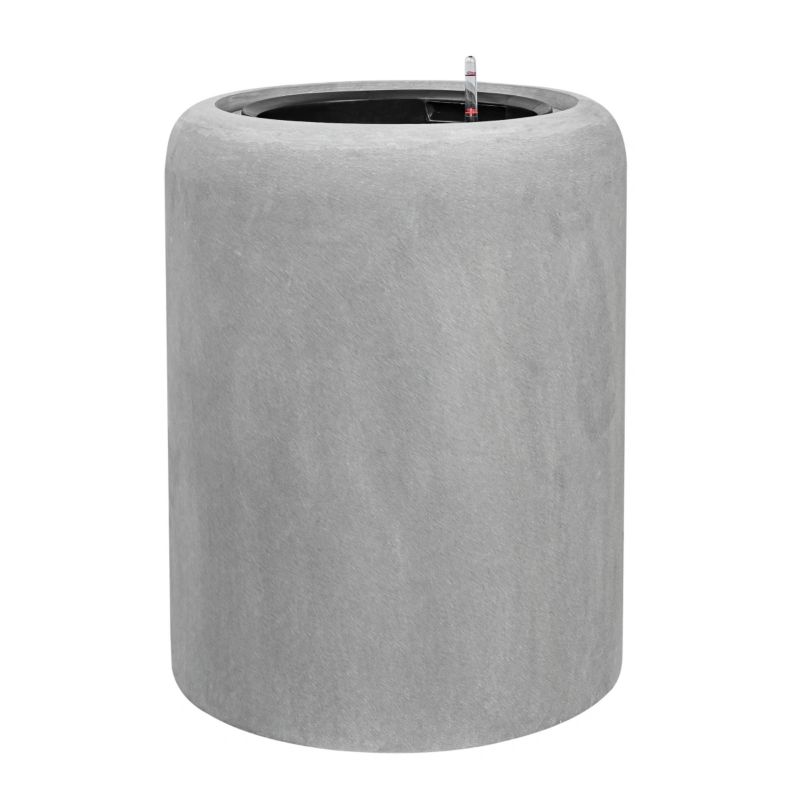 Doniczka Lechuza Z Włókna Szklanego Na Taras Do Domu AMBIENTE 70 Szary beton 1 szt