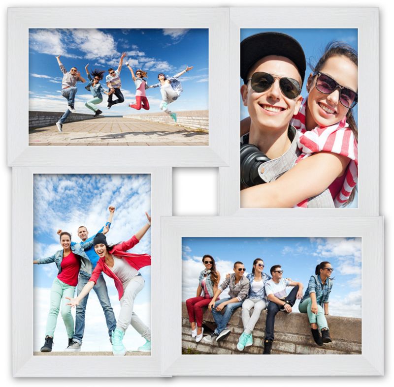 Galeria na 4 zdjęcia 10 x 15 cm biała