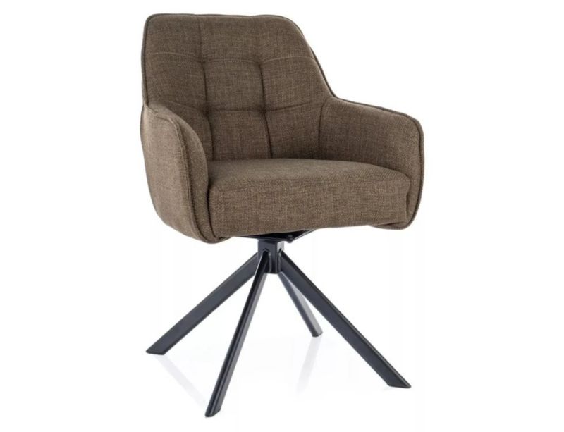 Krzesło Signal tapicerowane METRO BJORN oliwkowe obracane 1 szt