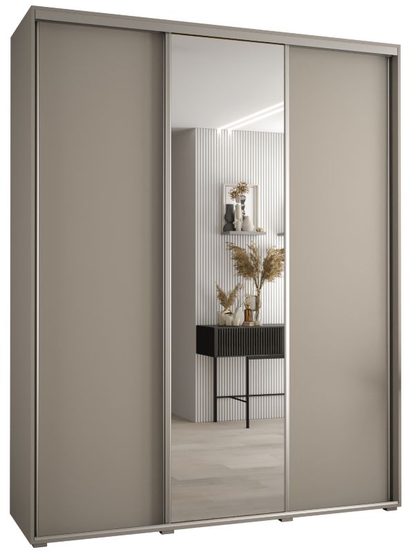 Szafa przesuwna Abiks 45 wysoka Dakota 3 200 kaszmir+kaszmir+srebr 1 szt