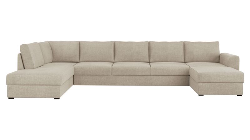 Narożnik z funkcją spania MIRJAN 24 Wilma Large Premium lewy jasny beż 1 szt.