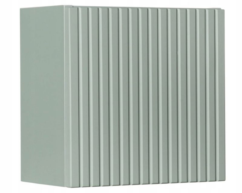 Szafka łazienkowa Furnidea 30 cm kwadrat wisząca szałwia ryflowany front LINE REED GREEN 1 szt.