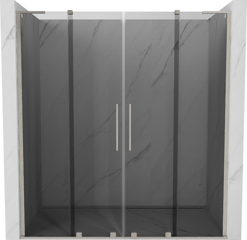 Drzwi prysznicowe rozsuwane Mexen Velar L grafit 200x200 cm 1 szt.