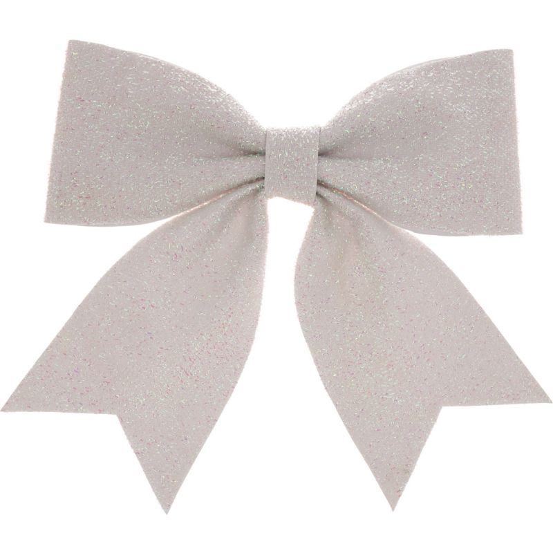 Kokarda dekoracyjna 24 x 28 cm biała